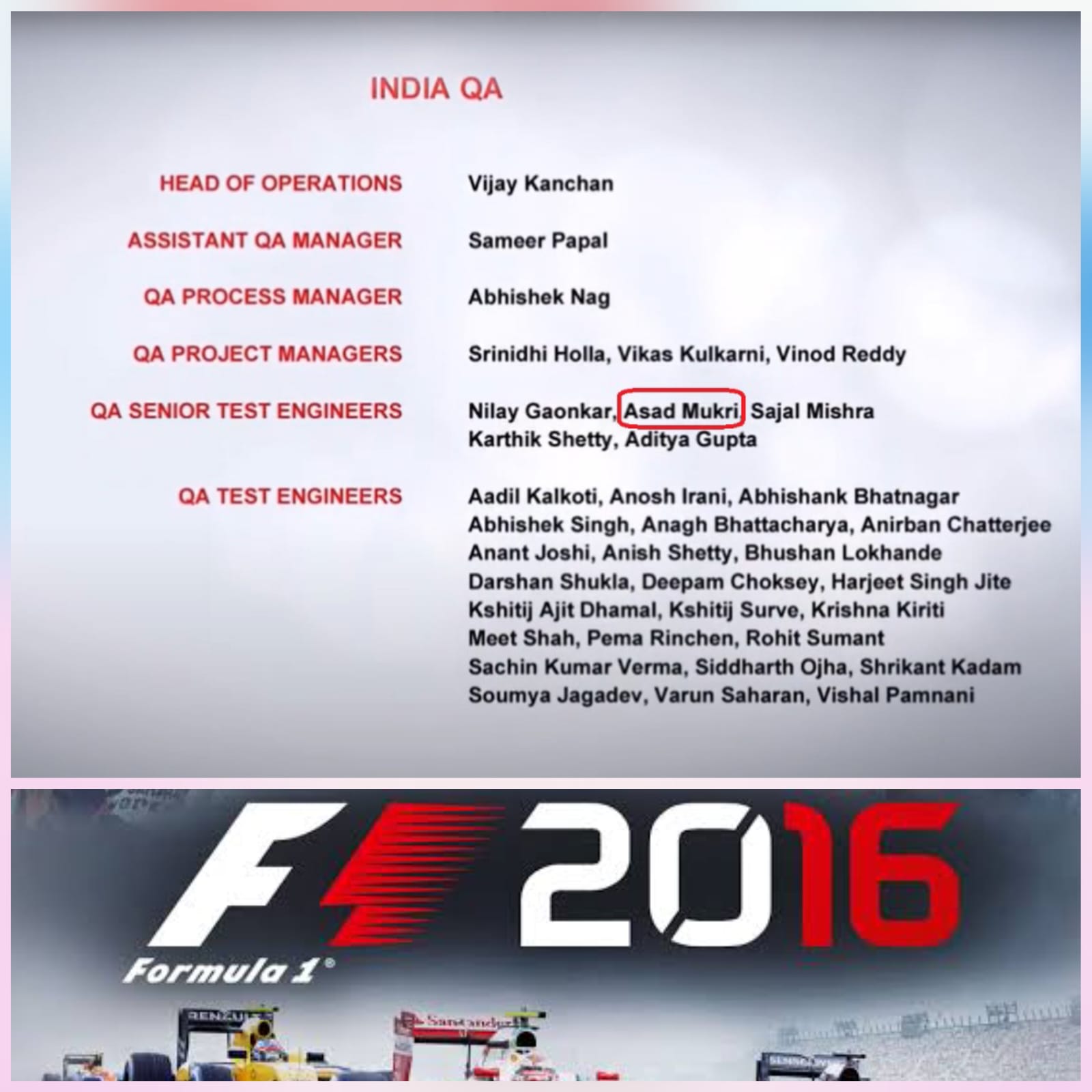 F1 2016